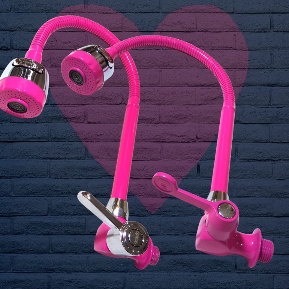 kran Cuci Piring Warna Pink Variasi Handel Drad 12