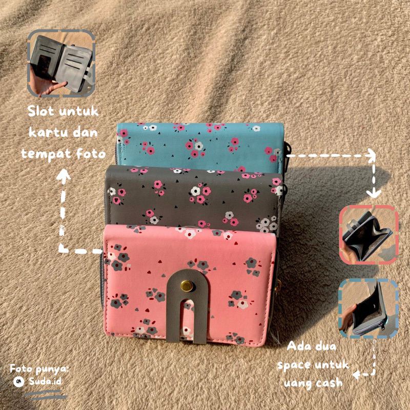 Dompet Wanita / Dompet Lipat Wanita / Dompet Lucu Wanita