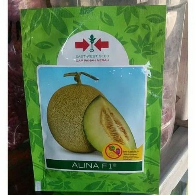Benih Melon ALINA F1 500 Biji - Bibit Cap Panah Merah Tahan Virus