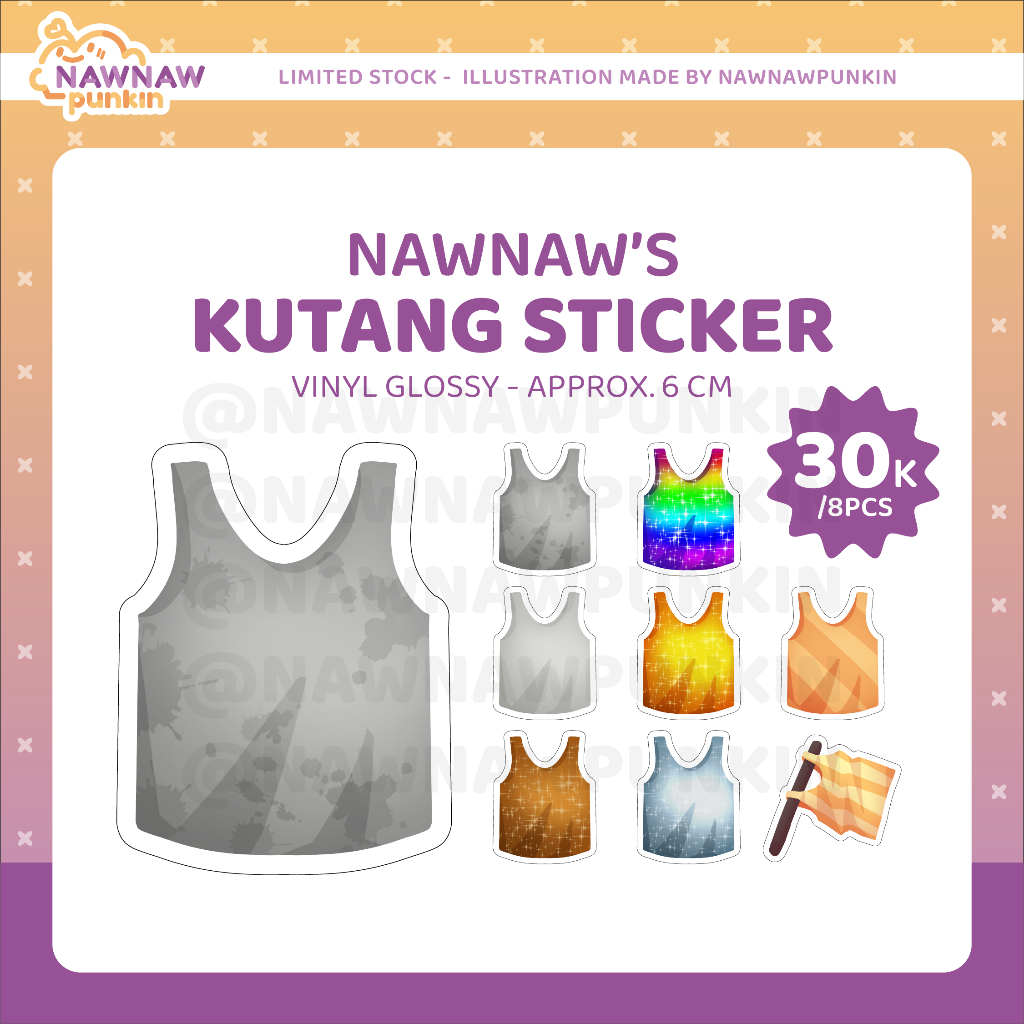 

[Original Merch] "Nawnaw's Kutang" Sticker Gacha