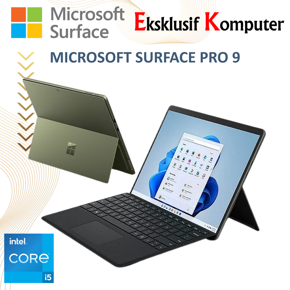 Laptop Microsoft Surface Pro 9 Intel i5 1235U RAM 16GB SSD 256GB 13.3" Pixelsense Touchscreen Win 11
