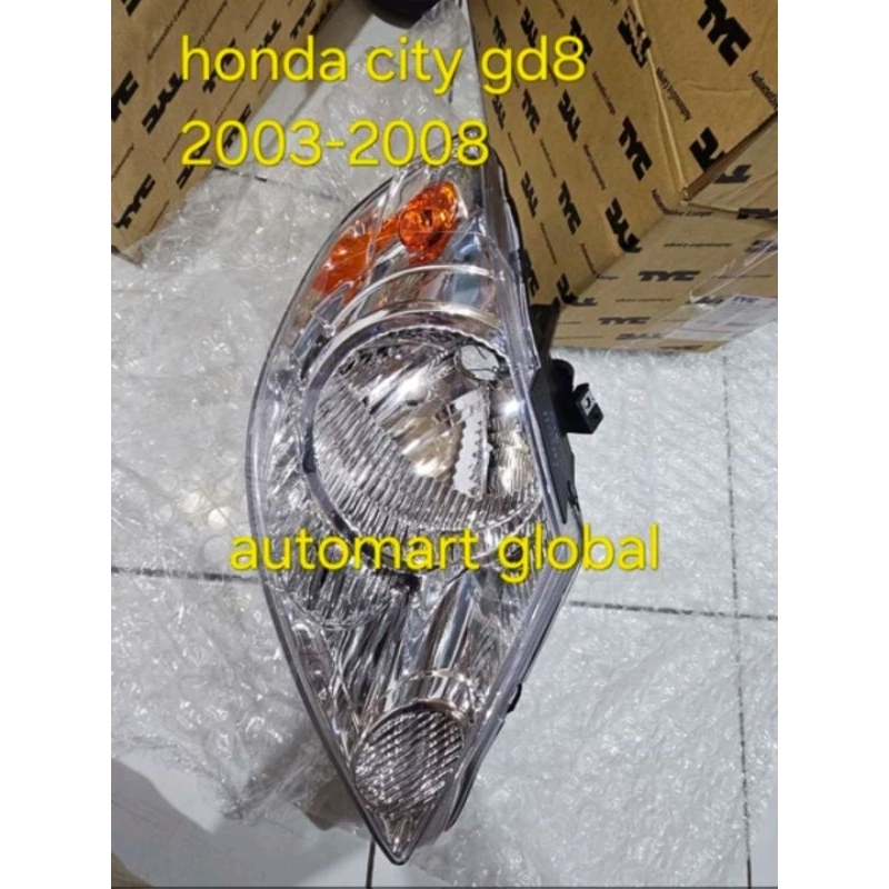 head lamp lampu depan Honda city gd8 2003-2008 tyc asli