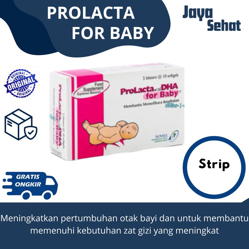 Prolacta DHA for Baby and Mother Strip isi 10 Kaps | Prolacta for Mother | Prolacta Baby | Prolacta