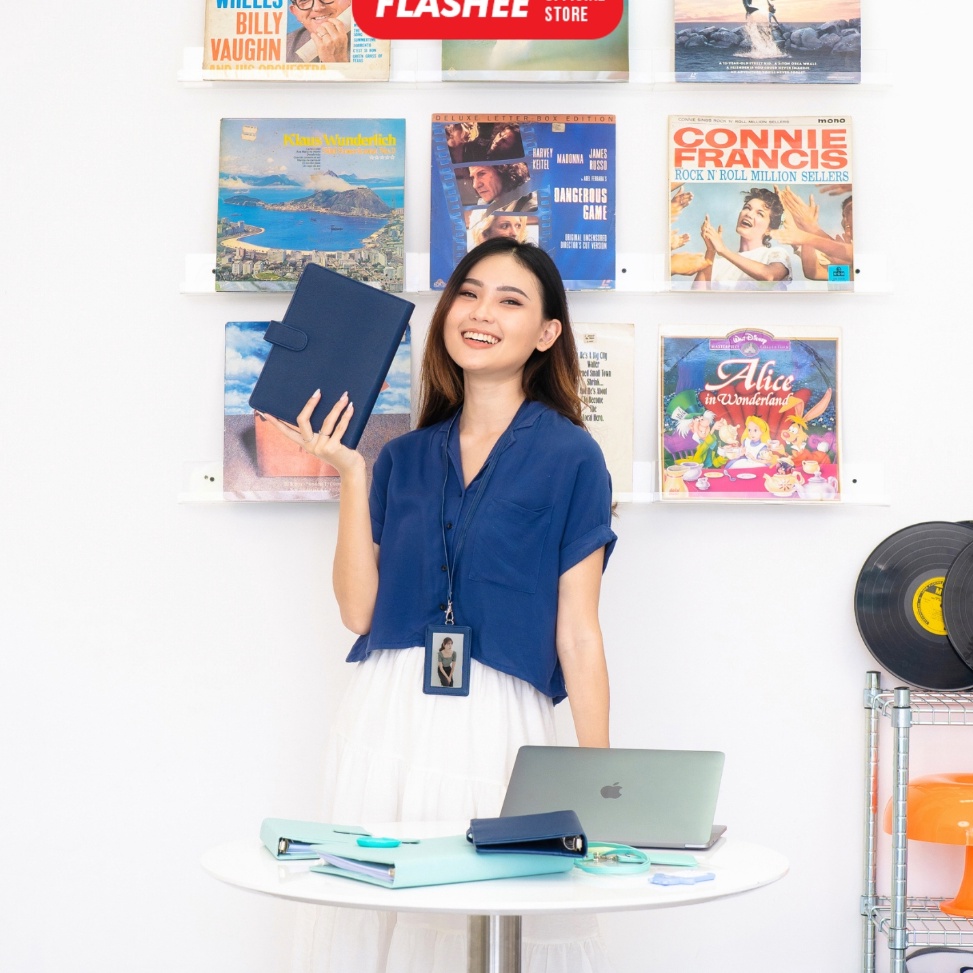 

Flashee Binder Polos Warna Navy Ukuran B5 Ring 26 Eksklusif Organizer Berkualitas Termurah ART N9I8