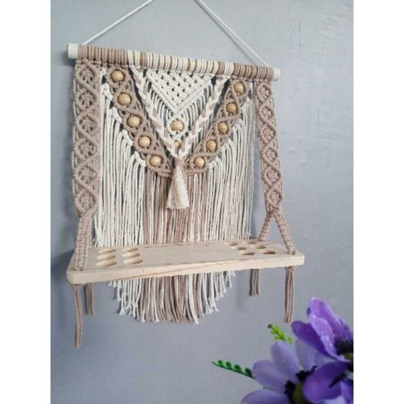 Preloved MACRAME AMBALAN/ RAK OIL DIFFUSER