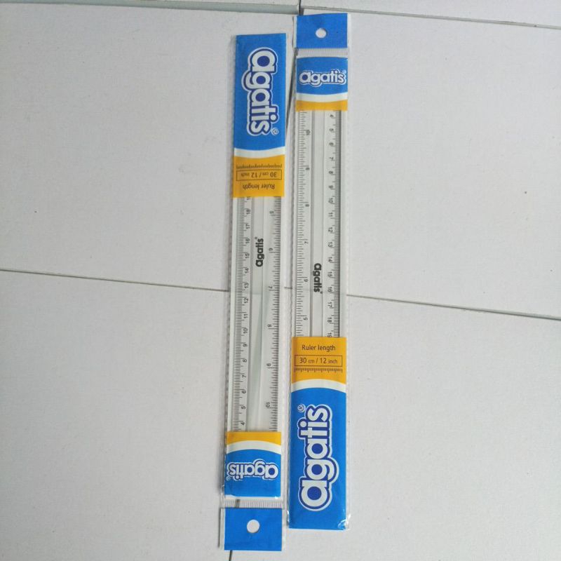 

Penggaris Plastik Agatis 30 cm