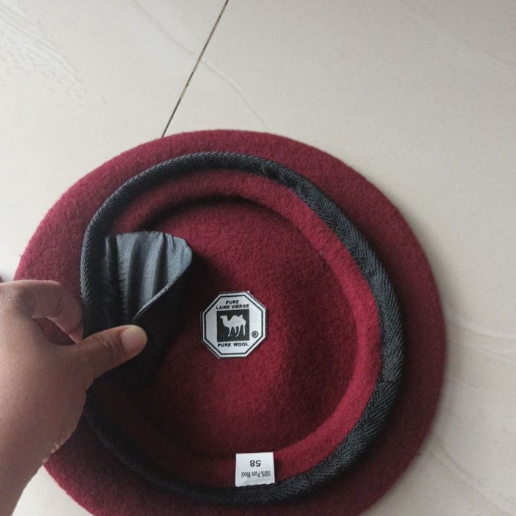 Pilihan Terbaik baret Reskrim warna merah sesuai TRbaret reskrim baret camelbaret wool asli