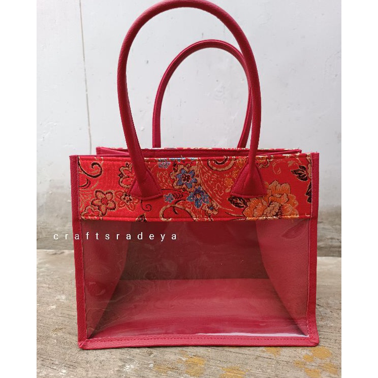 

Promo Hampers parcel Imlek CNY sincia Kado souvenir Imlek Sangjit Lebaran Tas Cheongsam premium