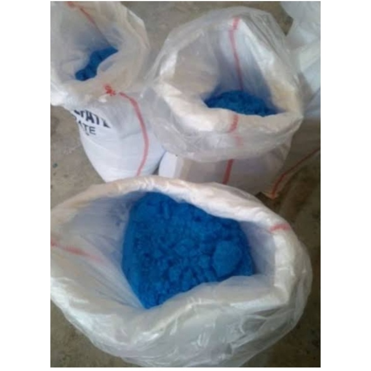 Terusi/brusi/Cooper sulfat/prusi/cupri pembersih kolam @25 kg