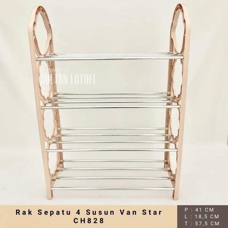 Rack Sepatu 4 Susun Van Star CH828
