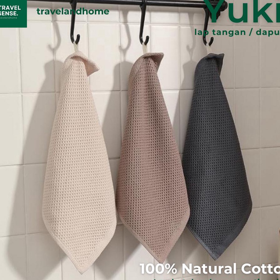 Termurah TAMAYUKI KITCHEN TOWEL Honeycomb Kain Lap Dapur Serbet Daya Serap Tinggi Lap Tangan Estetik