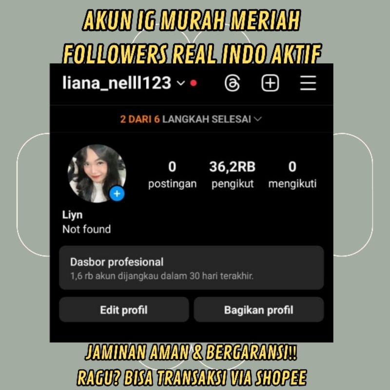 AKUN SOSMED TERMURAH AKUN IG AKUN MURAH AKUN AKTIF AKUN FOLLOWER AKTIF JUAL AKUN IG AKUN IG TERMURAH
