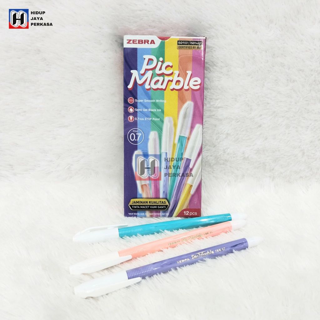 

PULPEN ZEBRA PIC MARBLE 1 LSN/12 PCS