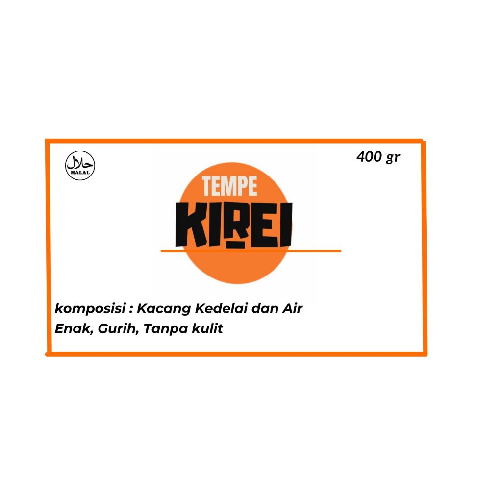 SABLON PLASTIK KEMASAN TEMPE 10x20 SABLON 2 WARNA
