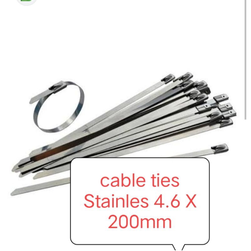 4.6* 200 stainless steel kabel ties/cable ties/kabel ties/dasi kabel