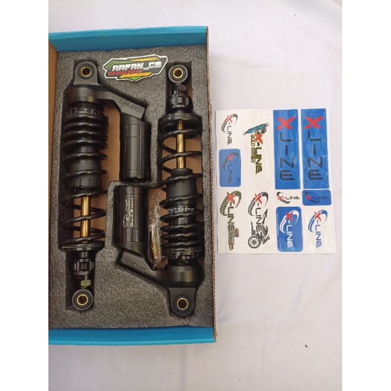 Shock X line 509-320mm pir hitam as gold