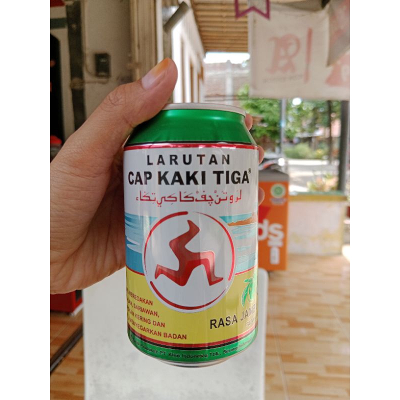 

Larutan Cap Kaki Tiga 320ML Kaleng Tiga Varian Rasa