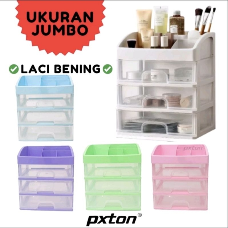 (Hsmmm) RAK KOSMETIK 3 LACI / RAK KOSMETIK 3 SUSUN / RAK KOSMETIK 3 TINGKAT