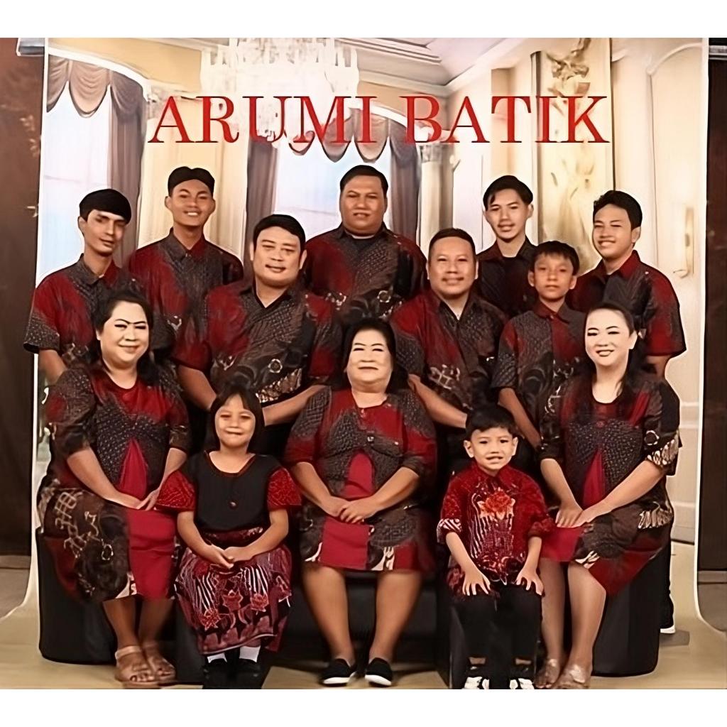 Seragam Batik Sarimbit Keluarga Set Pria Wanita Anak Wisuda Pernikahan Tunangan Lamaran