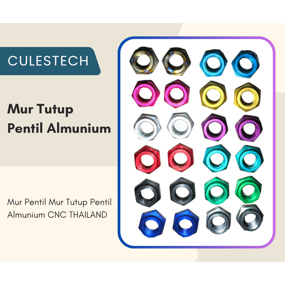 Mur Pentil Mur Tutup Pentil CNC Mur Warna Mur Motor Mur Variasi Motor Asli Thailand Premium Quality