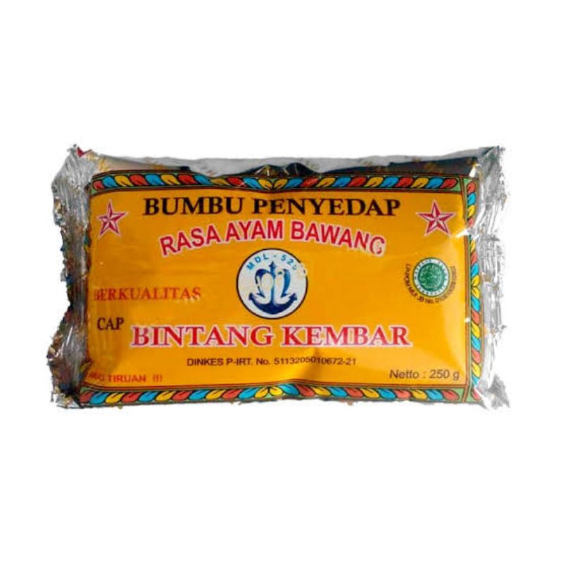 

bumbu penyedap rasa ayam bawang cap bintang kembar