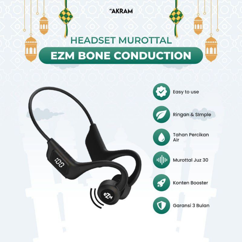 Headset Murottal EZM Bone Conduction