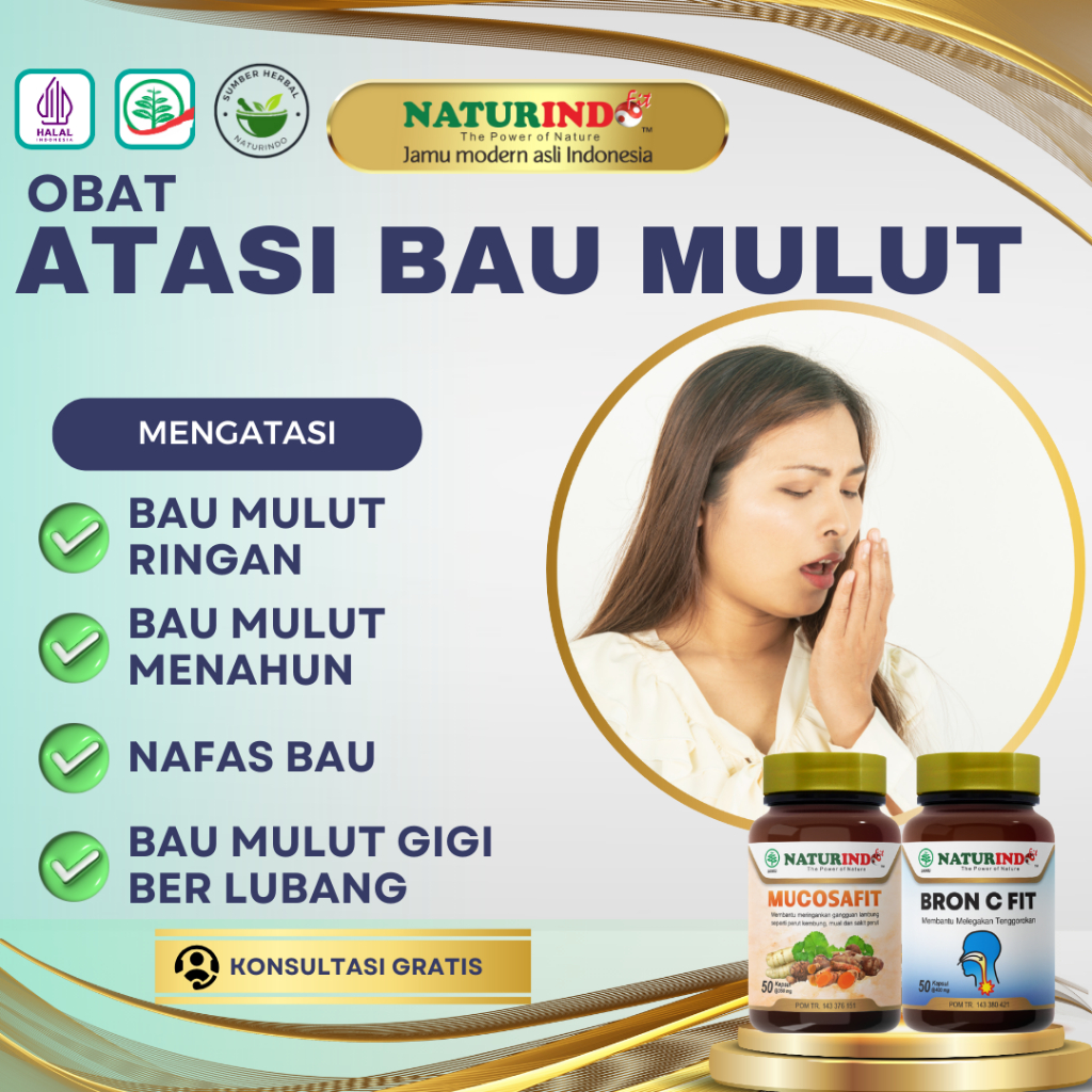 Obat Atasi Bau Mulut Ringan Menahun Penghilang Bau Mulut Herbal Naturindo