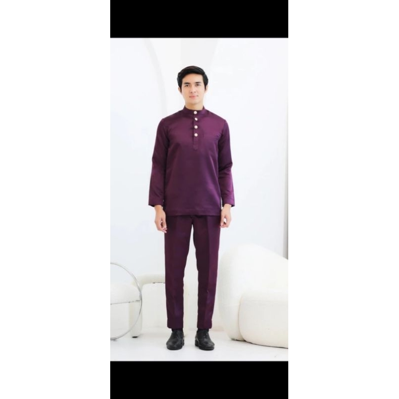 setelan baju kurung pria teluk belanga