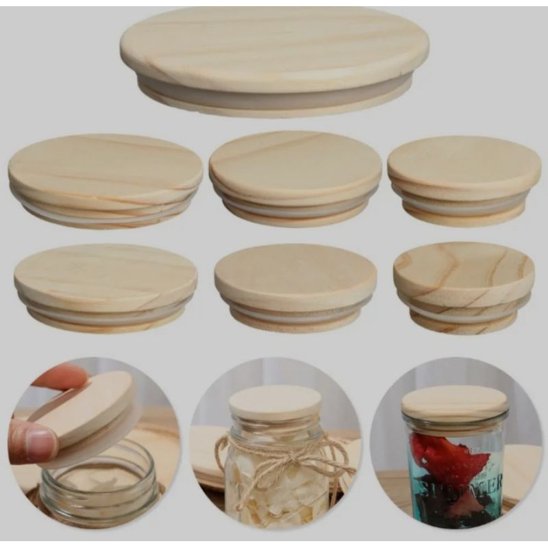 Tutup gelas,Tutup Botol Dari Kayu