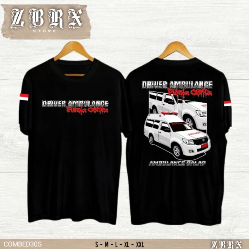 KAOS DRIVER AMBULANCE BALAP INDONESIA