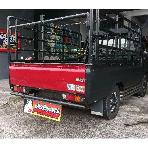 karpet lumpur variasi mobil pick-up bus truk elf pick-up dll