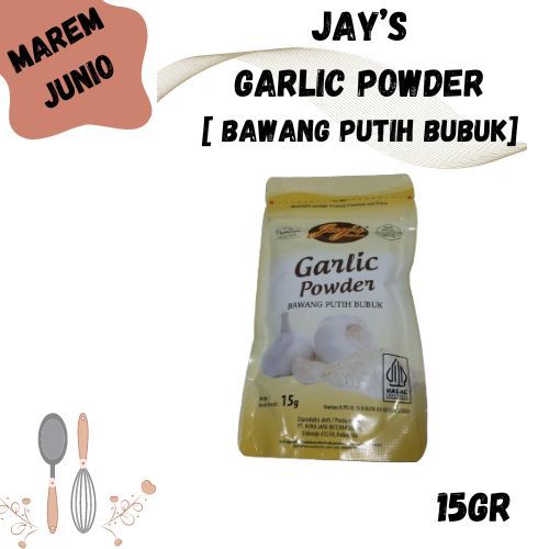 

Jays Garlic Powder Bawang Putih Bubuk 15 Gr