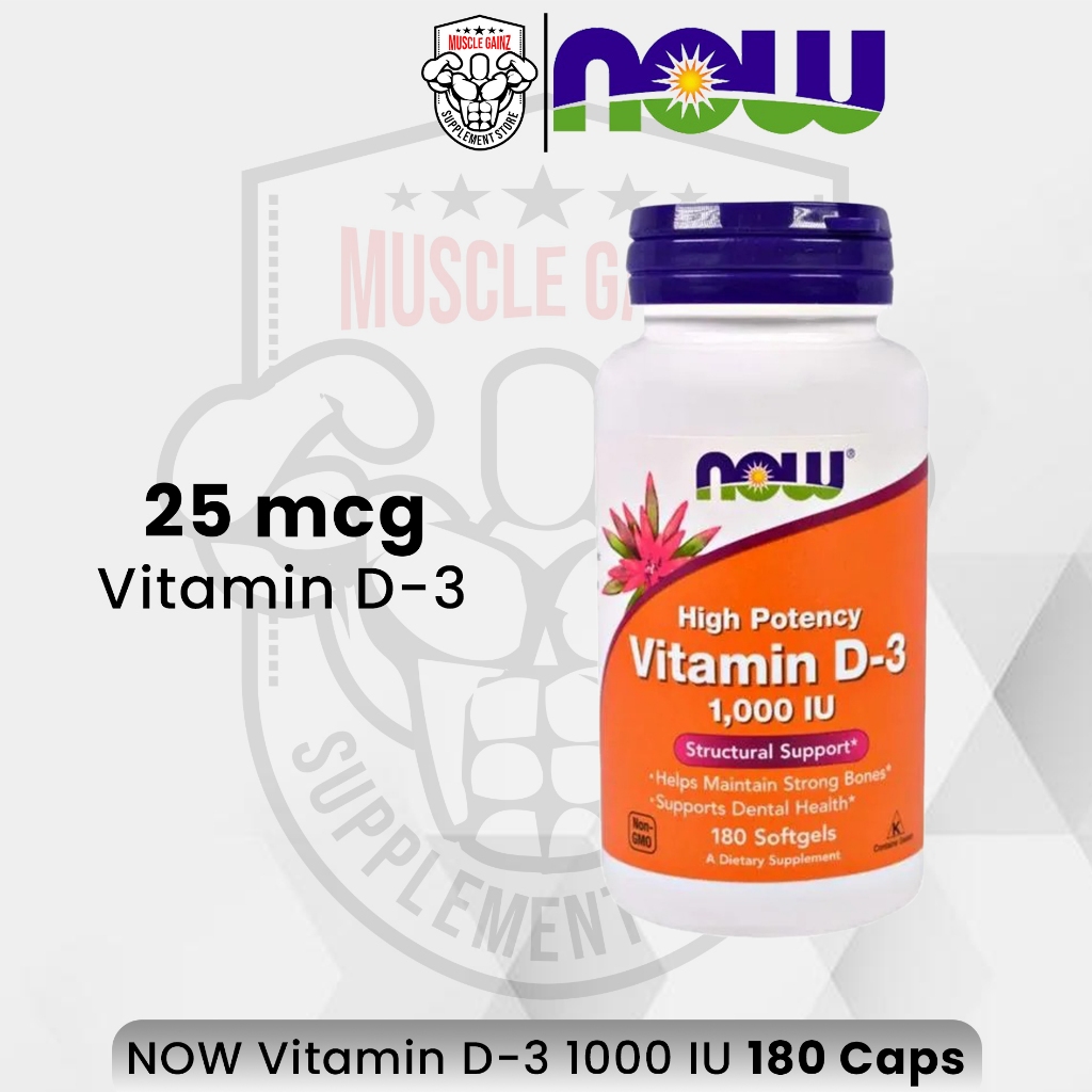 NOW Vitamin D3 1000iu / 400iu / 2000iu / 5000iu Vitamin Booster Imune Tubuh Blackmores