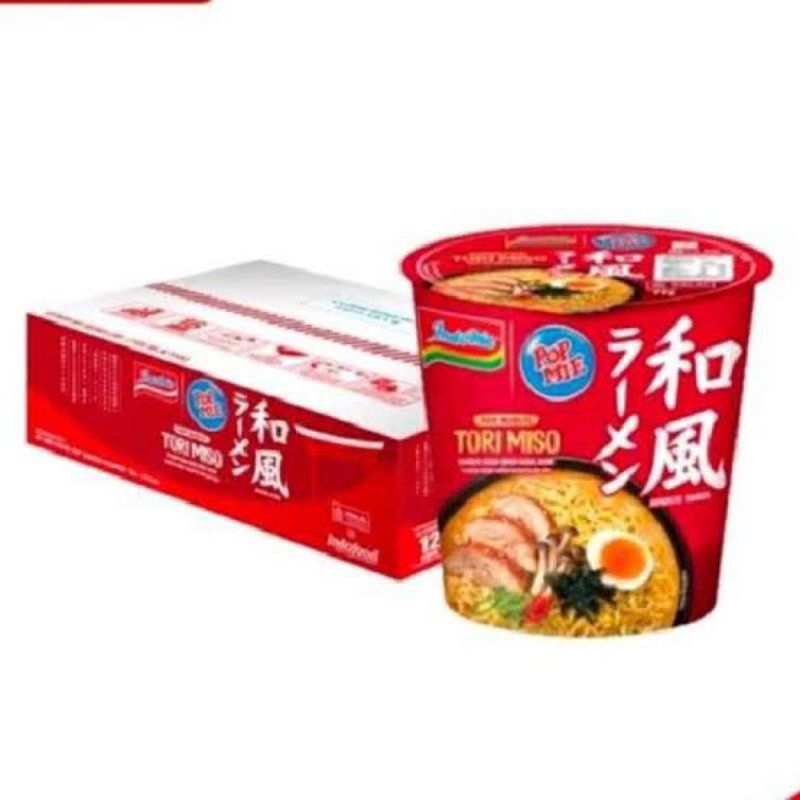 

POP MIE INSTANT REGULER KUAH RAMEN TORI MISO KEMASAN DUS ISI 12 PCS