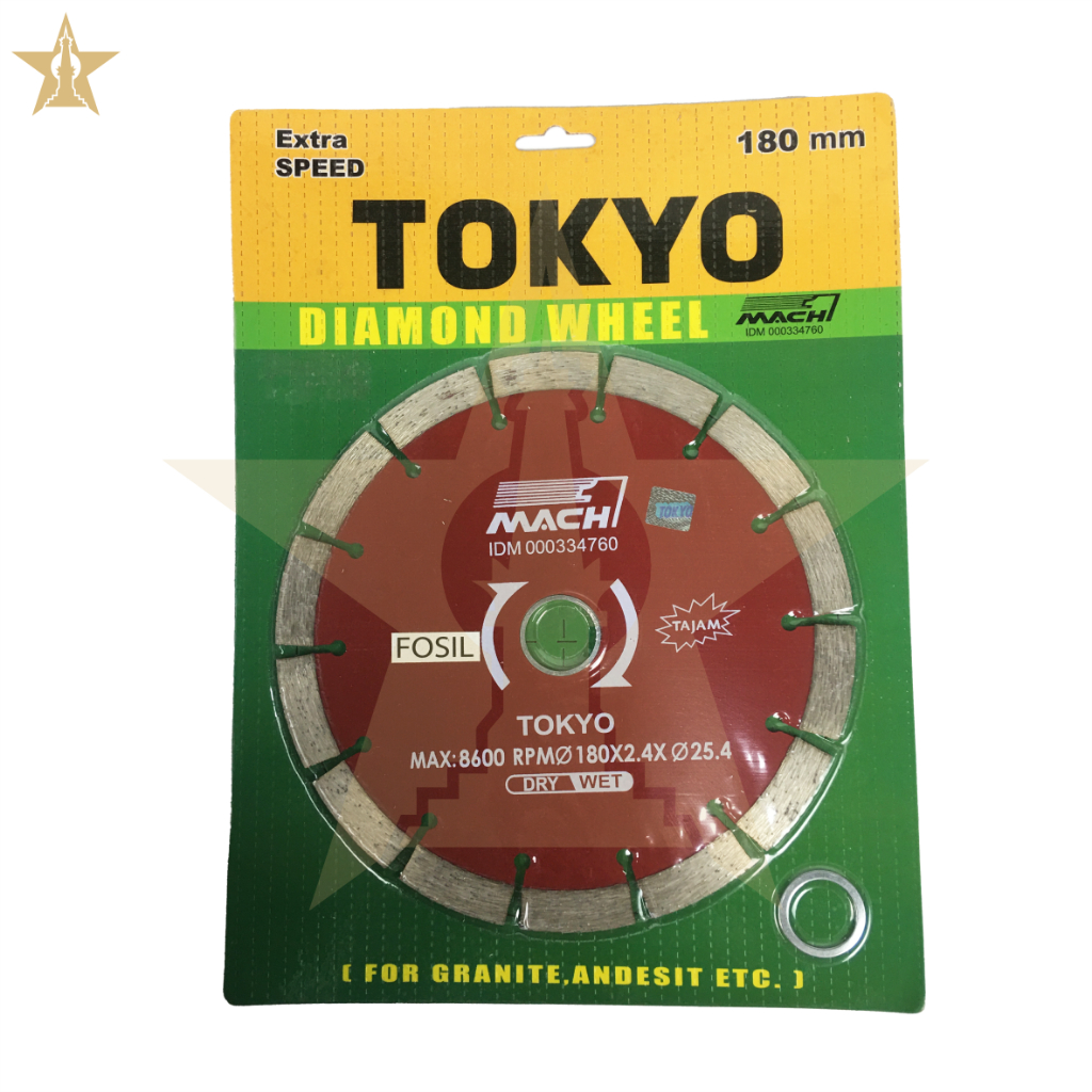 Mata Pisau Potong Keramik TOKYO 7" Diamond Whell 7" Mata gerinda keramik TOKYO DRY 7 INCH TOKYO