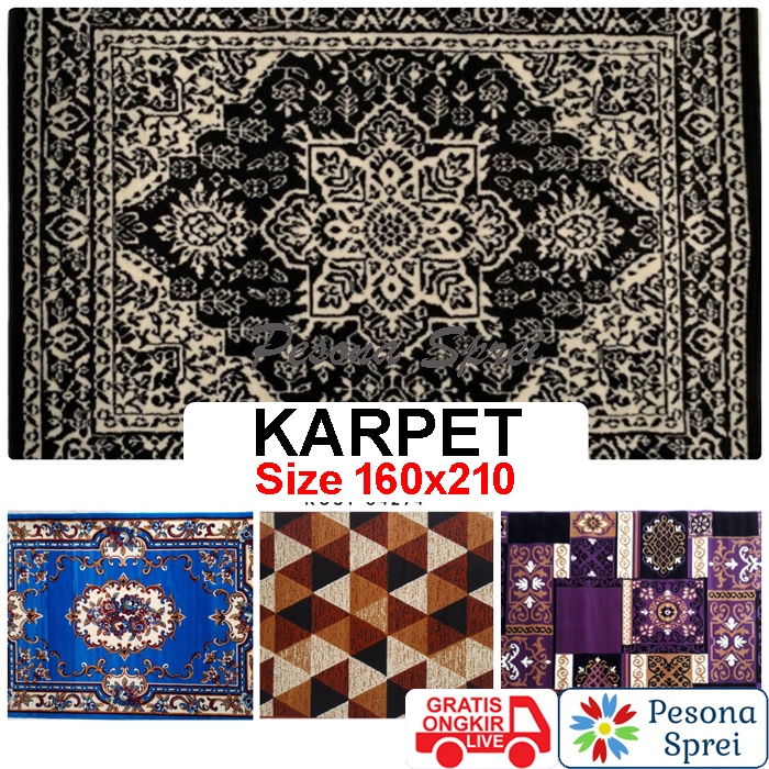 KARPET 160x210 cm / PERMADANI 160x210 cm / KARPET ALMAYA 160 / KARPET MODERNO 160 /KARPET EXOTIC 160