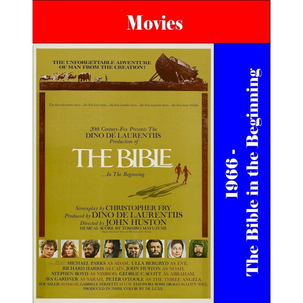 DVD - The Bible in the Beginning (1966)