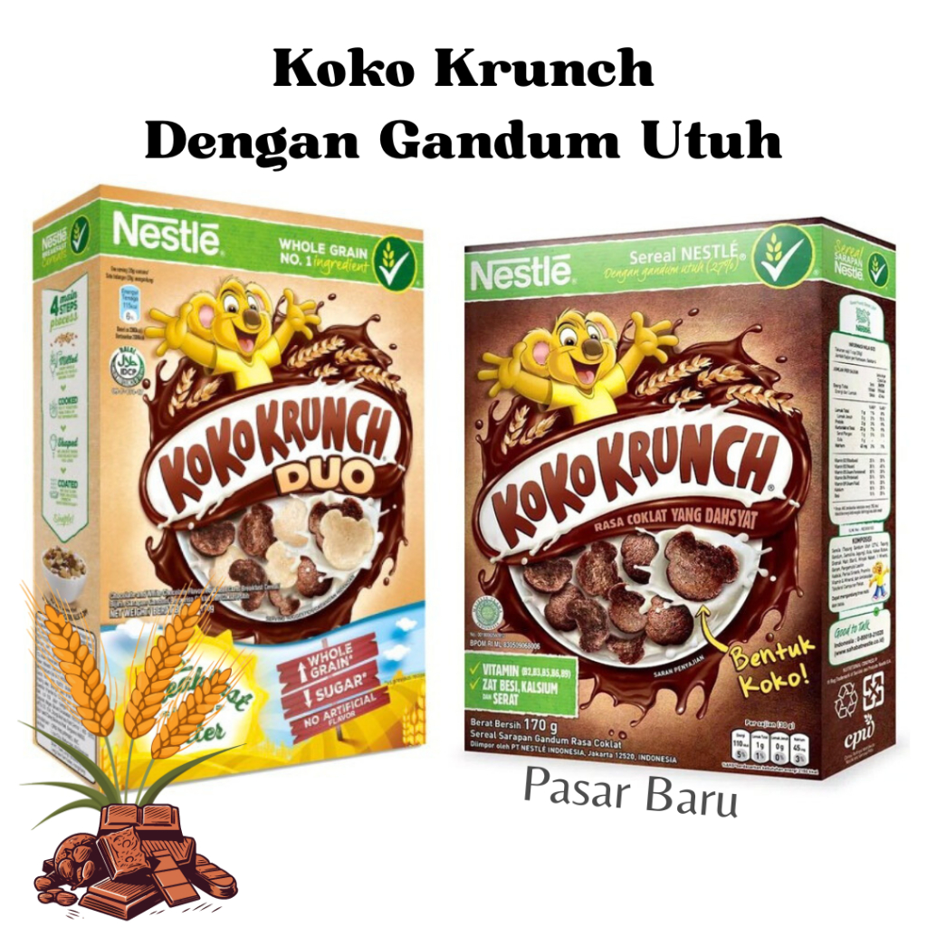 

Koko Krunch Kemasan Box 150 gr - Koko Duo - Banana - Sarapan Sehat Bergizi