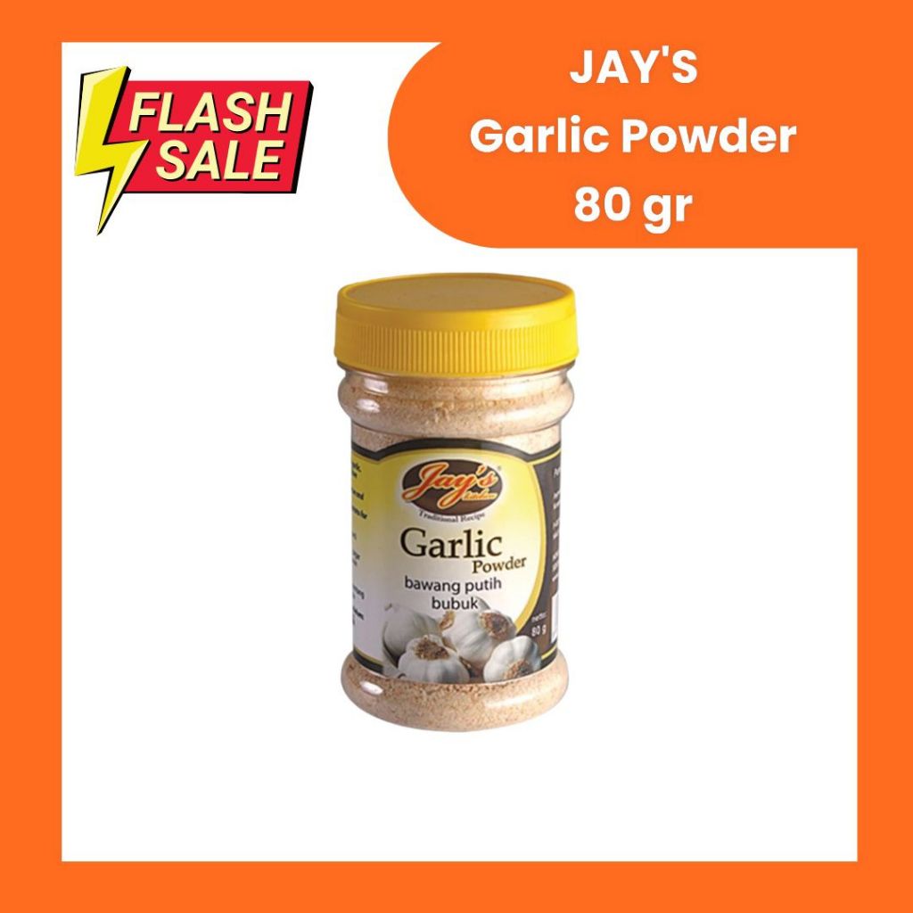 

GARLIC POWDER JAY'S KEMASAN 80GR TERMURAH