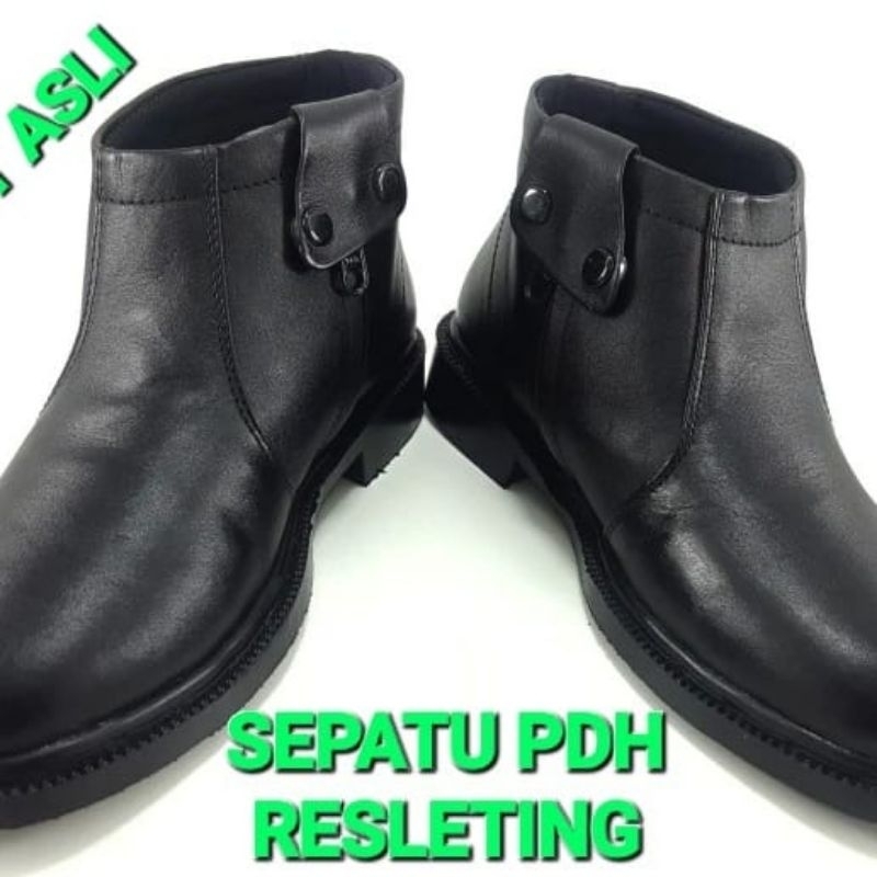 SEPATU PDH RESLETING KULIT ASLI SEPATU PDH SATPAM SEPATU PDH TNI SEPATU PDH PNS SEPATU PDH POLRI