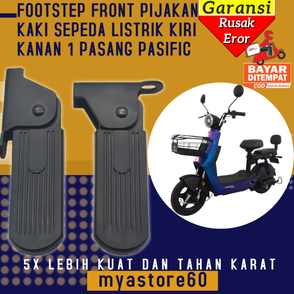 Pijakan Kaki Depan injakan injekan foot step FootStep Front Sepeda Listrik Motor Listrik Scooter Scu