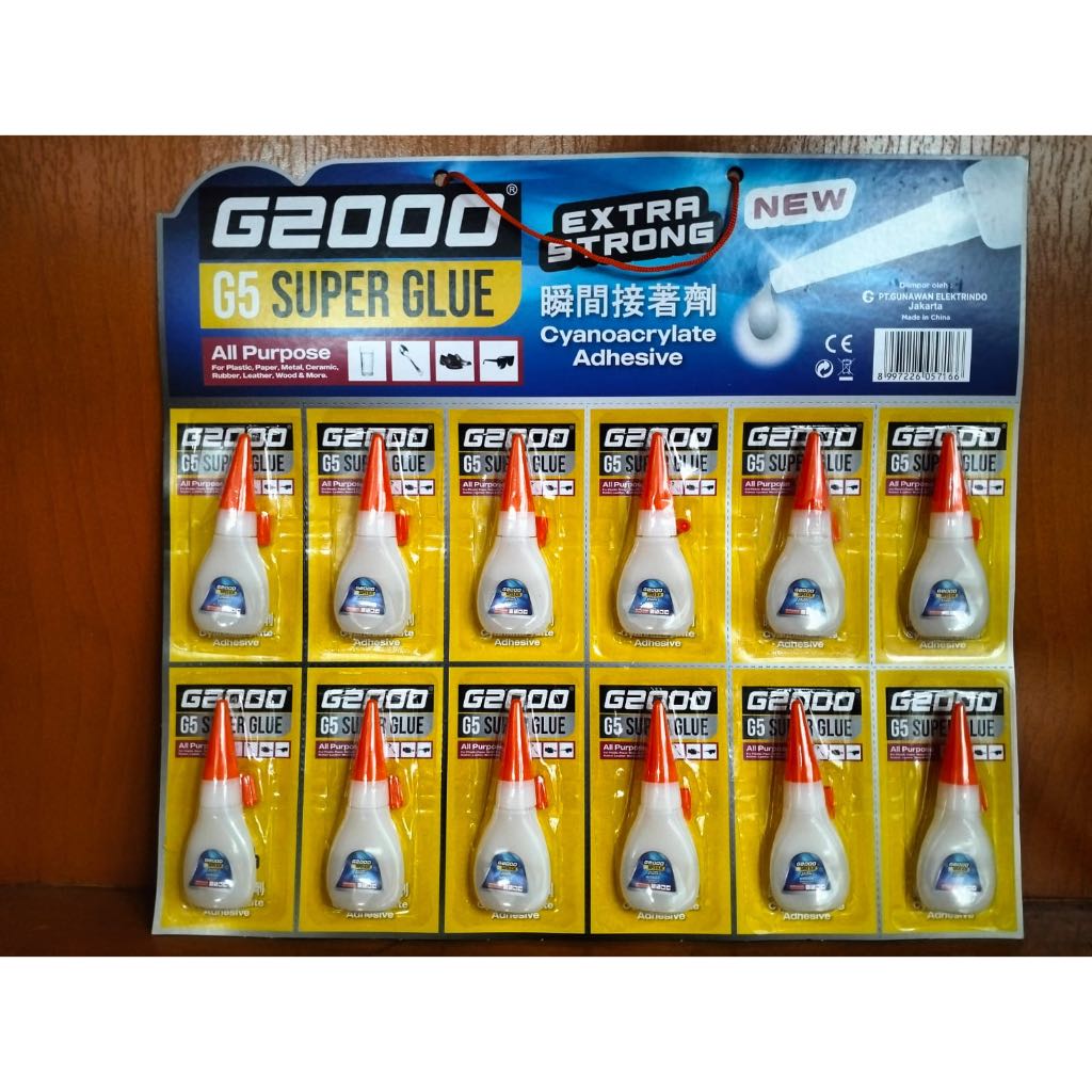 

[12 PCS] LEM SETAN KOREA / SUPER GLUE G2000