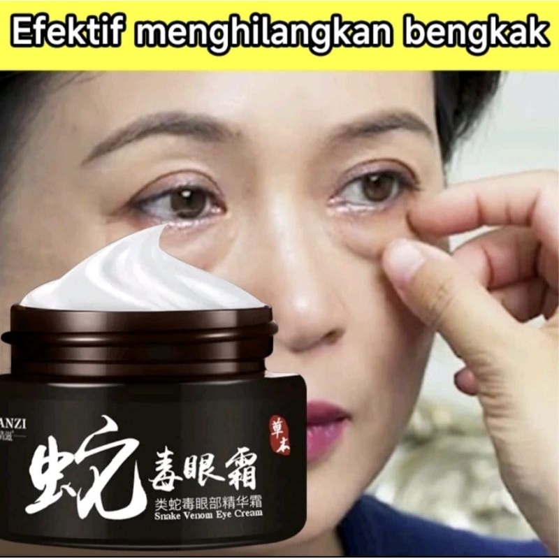 Cream mata bisa ular untuk Mengurangi Dark Circle Anti-Wrinkle Anti-agging Snake Venom Eye Cream 30g