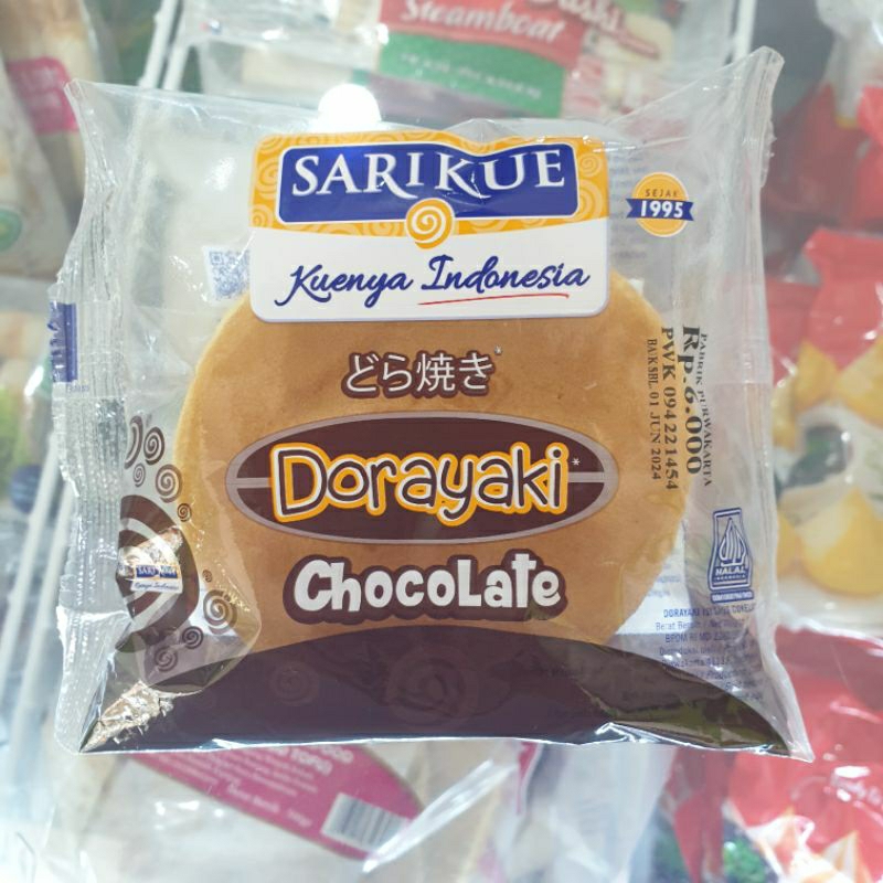 

Sari Roti Dorayaki Coklat / stoberi