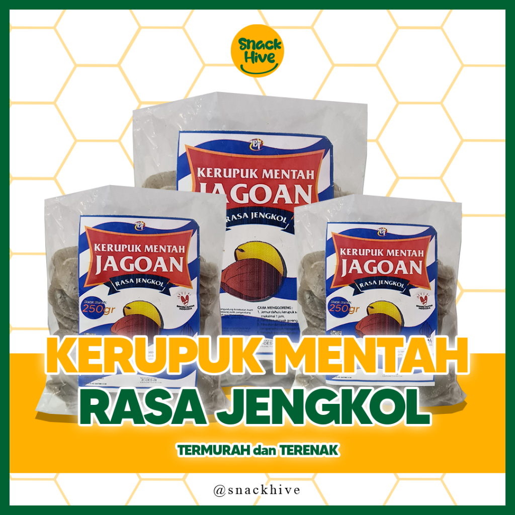 

kerupuk mentah jengkol - kerupuk jengkol 250 gram