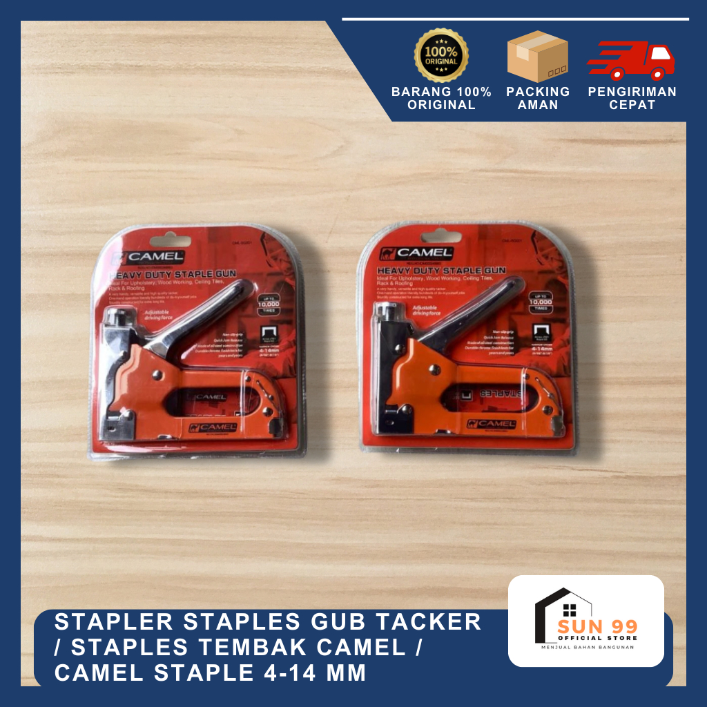 

Stapler Staples Gub Tacker / Staples Tembak Camel / Camel Staple 4-14 MM