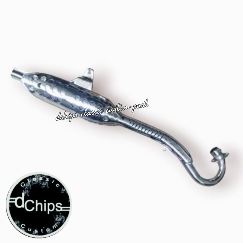 knalpot scrambler replika honda cl 100 good quality