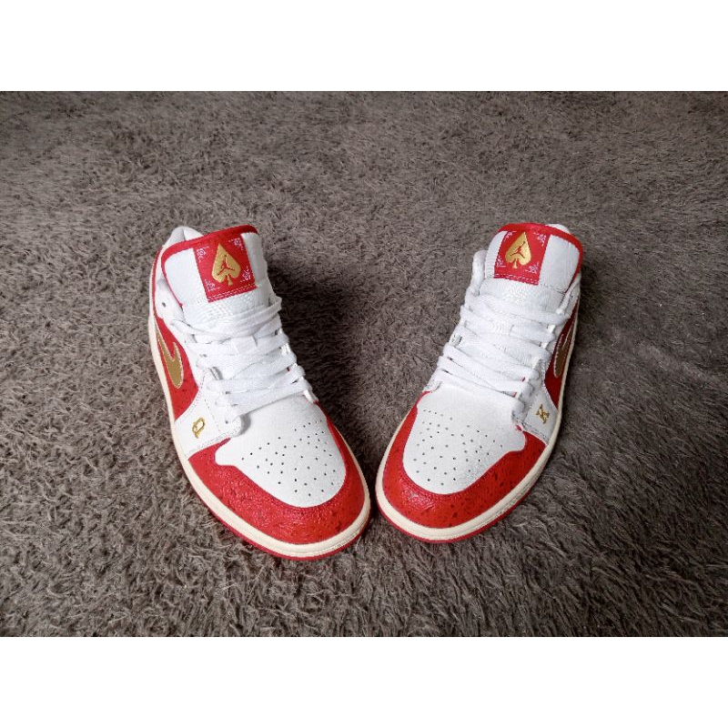 Sepatu AJ1 low Spades