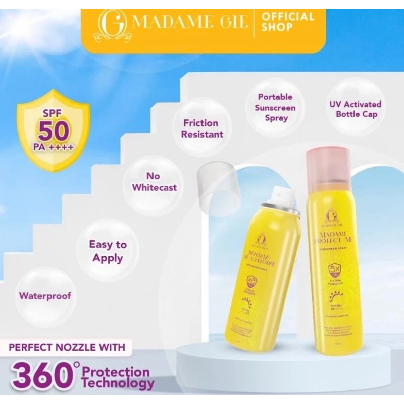 Madame Gie Madame Gie Protect Me Sunscreen Spray Spf 50 50ml