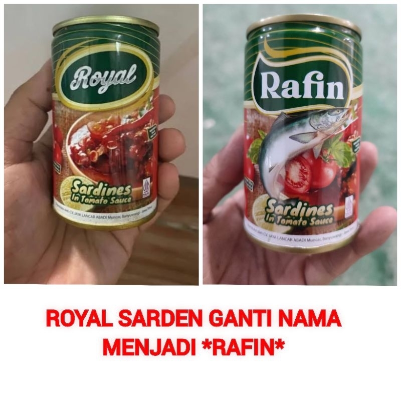 

ROYAL/RAFIN SARDEN 155GR